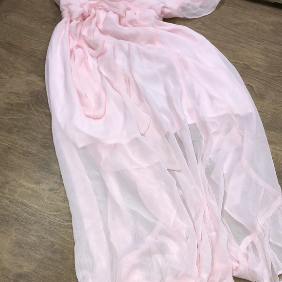 WAYF size xsmall baby pink maxi dress; new with tags - Picture 7 of 8